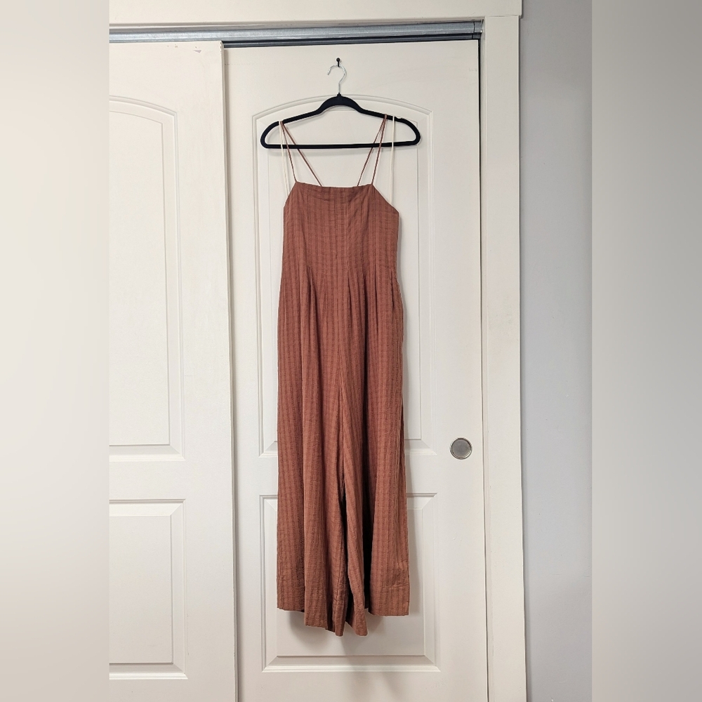 By Together Salmon Wide Leg Jumpsuit - Picture 3 of 7